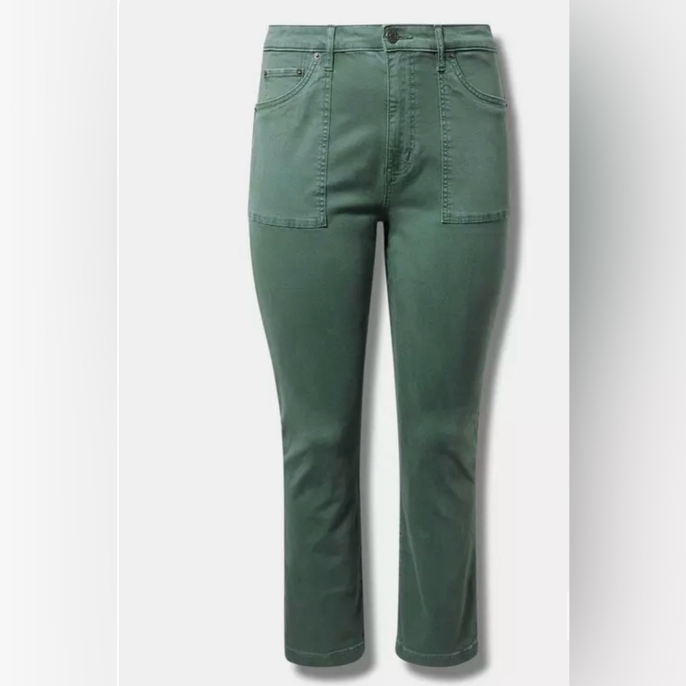 NWT Torrid size 14 High-Rise Straight Utility Pant